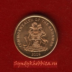 1 цент 2009 года Багамы